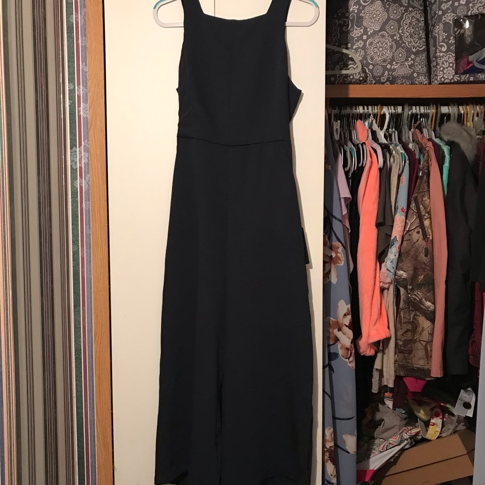 NWT Navy jumpsuit